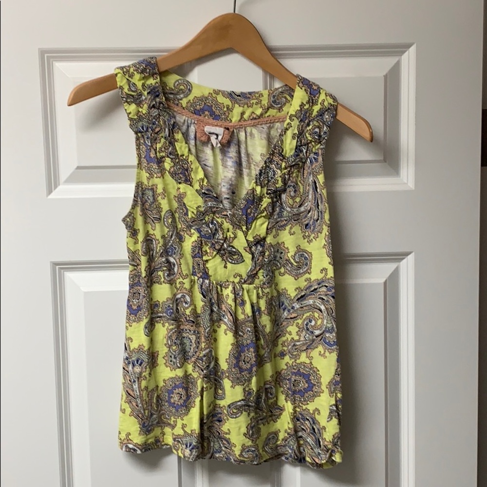 Anthropologie Akemi + Kim Paisley tank